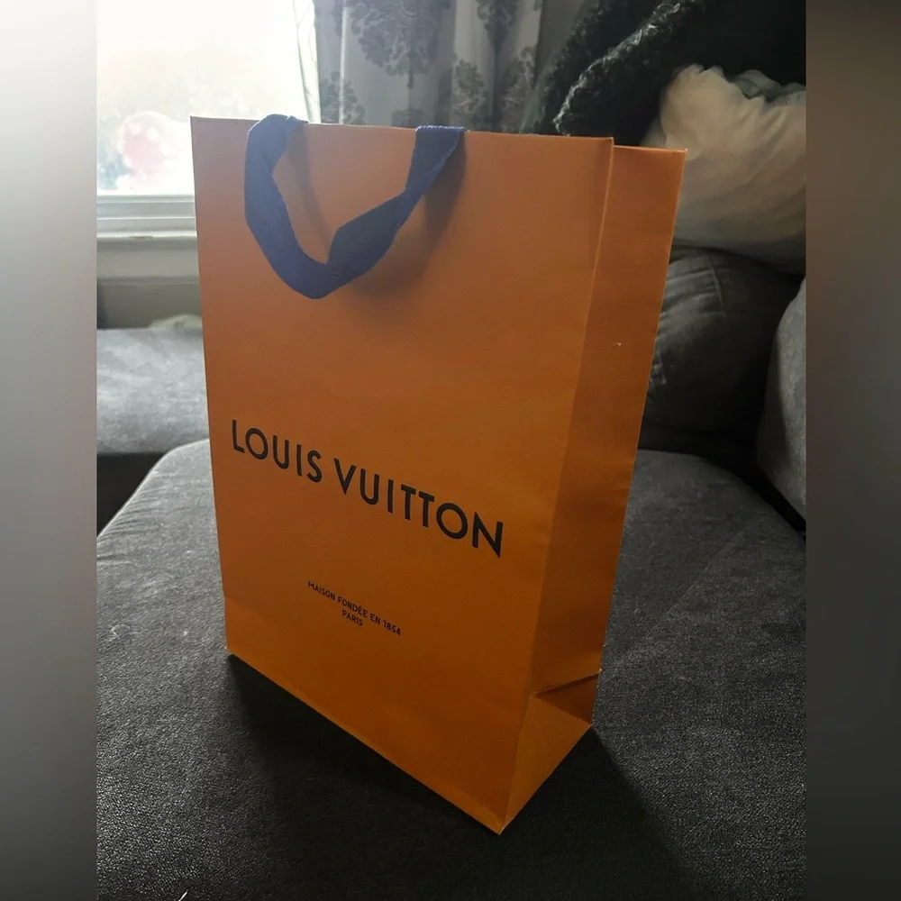 Louis Vuitton Orange Shopping Bag